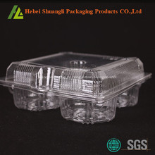 Klare transparente Plastikeiertarteverpackung